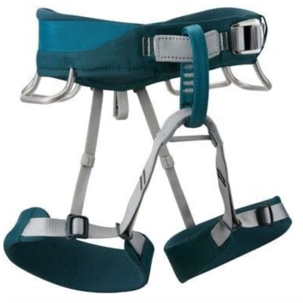 Black Diamond Climbing Harness Women’s Size Large Primrose Moroccan Blue EUC
